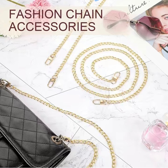 🎉Host Pick🎉🆕47.2inch Purse Replacement Flat Chain Strap - Picture 4 of 5